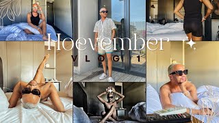 Hoevember Vlog pt1 JHB  Weekly Vlog Hotel Stay amp Shower Hour [upl. by Garland]