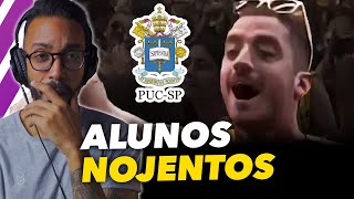 🤯 NÃO FICOU BARATO ALUNOS DA PUC XINGAM ALUNOS DA USP [upl. by Aliakam]