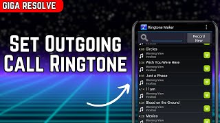 How to Set Outgoing Call Ringtone in Android  Change Outgoing Caller Tune [upl. by Adniles]