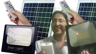 Sabe como funciona aun reflector solar LED automatizado  100w [upl. by Shih]