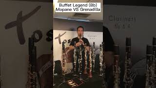 Buffet Crampon Legend Clarinet Mopane VS Grenadilla [upl. by Alec17]