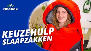 Welke slaapzak past bij mij Slaapzak kiezen  Obelink Vrijetijdsmarkt [upl. by Naida]