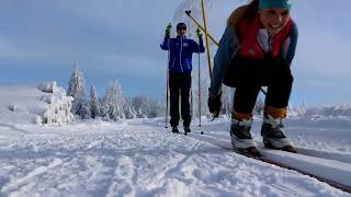 Eine Skitour durch den Winterwald 22 Januar 2024 [upl. by Asirehc36]