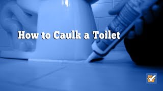 How to Caulk a Toilet [upl. by Ellehcear]