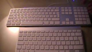 Apple Wireless Keyobard Vs Apple Numeric Keypad Keyboard [upl. by Laro]