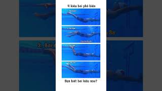 4 swimming style butterfly backstroke breaststroke freestyle frontcrawl [upl. by Mackay]