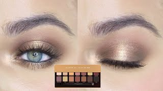 Soft Glam Palette Beginner Halo Eyeshadow Tutorial [upl. by Ignacio6]