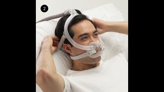 ResMed AirFit F30i Managing leaks for a full face CPAP mask [upl. by Odarbil424]