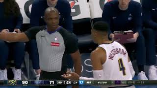 Taunting technical on Russell Westbrook I NBA 2025 Season I Nov192024 nba [upl. by Cassy]