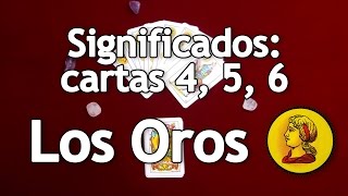 Curso Baraja Española Significados  Oros  Cartas 4 5 amp 6 [upl. by Anderer569]