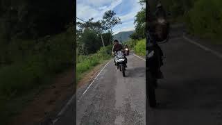 quotThe steeper the hill the sweeter the ride downquot gixxersf250 suzukigixxer mountains cbr250rr [upl. by Magee230]