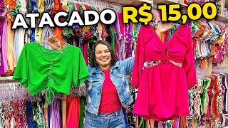 ROUPAS FEMININAS NO ATACADO DE FÁBRICA EM GOIÂNIA  R 1500 [upl. by Tia]