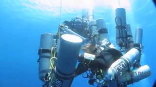 Training dive before 3325 meters dive the new world record [upl. by Sybley]