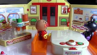 Anpanman Restaurant Toy アンパンマン レストラン アニメ おもちゃ ごちゅうもんをどうぞ★セガトイズ！ [upl. by Dalis]