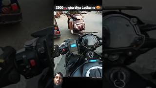 Takkr marna ka baad  bike gira di  bike rider automobile z900 rider bikerider jk02rider143 [upl. by Ennazor767]