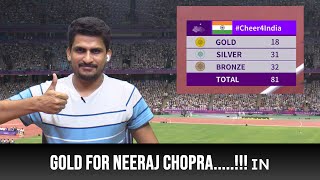 Neeraj Chopra Javelin throw Final match Live Watch along  Asian Games 2023 [upl. by Aynotak194]