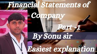 Financial Statements of Company analysis of financial Statements of Company class 12th Part B [upl. by Dietrich]