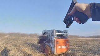 Deputy Climbs Onto Skid Steer to Stop Suspect Cops [upl. by Ayidan235]