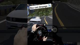 Bus casi despega ✈️🤣 camion bus trucks simulator trailer [upl. by Edals]