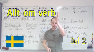 Allt om verb och tempus del 2 dåtidens nu dåtidens framtid dåtidens dåtid SFI [upl. by Acireh]