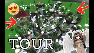 FLOATING ISLANDS TOUR  ROBLOX BLOXBURG [upl. by Nove596]