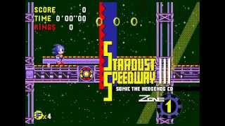 Sonic CD Extra Music Edit Planet Wisp 3  Stardust Speedway Act 1 Good Future [upl. by Ardiedal401]