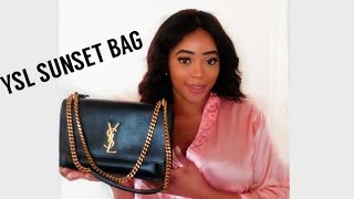 YSL SUNSET BAG FULL REVIEW [upl. by Ardnekat16]