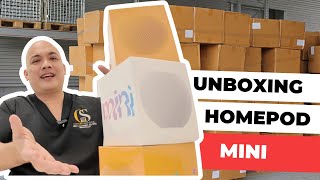 HOMEPOD MINI UNBOXING [upl. by Nnaeirelav838]