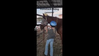 Fun and Confidence Unique Horseback Riding Lessons Legend Acres [upl. by Uela]