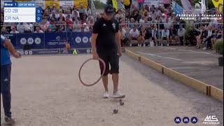 Pétanque Championnat de France Individuel Masculin 2023 Demifinale Jackel vs Feltain [upl. by Aneeb]