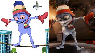 Crazy Frog  Last Christmas 3 Fun  crazy frog cartoon funny drawing [upl. by Ravilob]