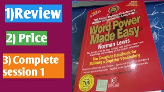 Word power made easy book review in Hindi Price complete session 1 vocabulary Norman Lewis [upl. by Alamaj134]