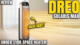 Is It Any Good  DREO Solaris Max Space Heater Review [upl. by Esidarap175]