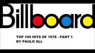 BILLBOARD  TOP 100 HITS OF 1978  PART 14 [upl. by Scott634]