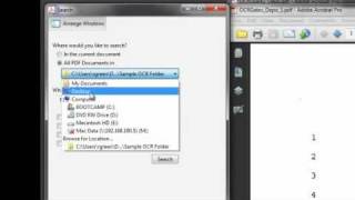 How to search across multiple PDFs using Adobe Acrobat version 9 [upl. by Brightman765]