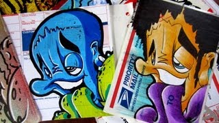 Decoy Graffiti Sticker Trade [upl. by Cahra]