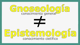 MÓDULO1 ¿Qué es EPISTEMOLOGÍA y GNOSEOLOGÍA Origen etimología y qué abarca [upl. by Ahcsrop]