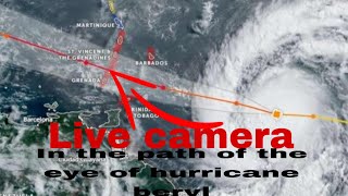 Hurricane Beryl Live camera in St Vincent and Barbados [upl. by Eiramlehcar]