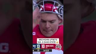 Unranked Michigan STUNS Ohio State 😱 [upl. by Aslam]