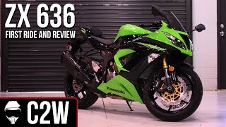 2013 Kawasaki Ninja ZX6R 636  First Ride and Review [upl. by Sitra352]