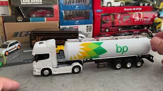 Unboxing Scania V8 R730 BP Tanker 164 Welly [upl. by Seni]