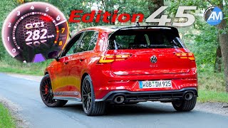 NEW Golf 8 GTI Edition 45  0282 kmh acceleration🏁  by Automann in 4K [upl. by Nefen]