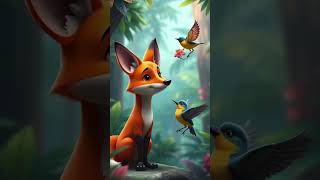 लोमड़ी वाली कहानी  Fox amp Sparrow  Hindi Moral Stories  Hindi Moral Cartoons cartoon shorts yt [upl. by Crowell327]