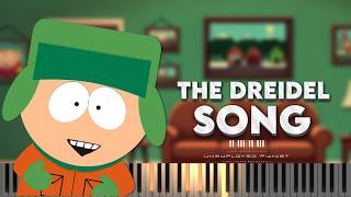 The Dreidel Song from South Park Piano cover and Karaoke [upl. by Misa]