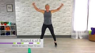 10 Minute Bodyweight Tabata HIIT Workout [upl. by Hoppe]