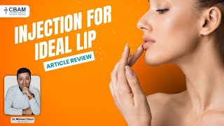 Filler Injection Technique Injection for ideal lips [upl. by Trini]