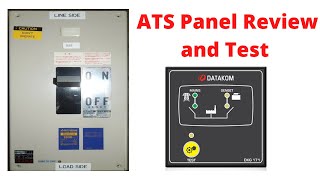 ATS Panel Datakom Controller And Mitsubishi Breaker UrduHindi [upl. by Attenaz278]