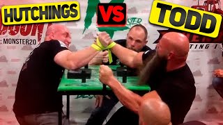 MONSTER Michael Todd VS Todd Hutchings  2022  ARMWRESTLING [upl. by Costanza607]