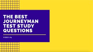 The Best Journeyman Test Study Questions Video 9 testpreparation electricianlife [upl. by Sokram]