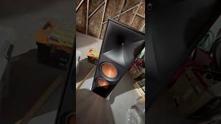 Klipsch R800F unboxing for my virtual reality emersive studio dolbyatmos klipsch [upl. by Latvina]